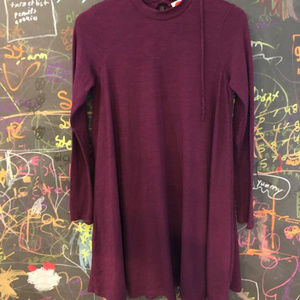 Free People Beach Magenta/Purple Tunic Dress S.P.